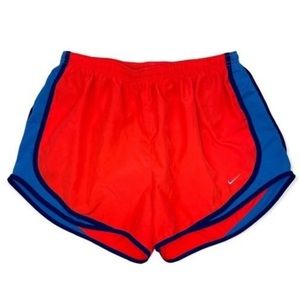 Nike Dri-Fit Tempo Red/Blue Running Shorts Women’s L